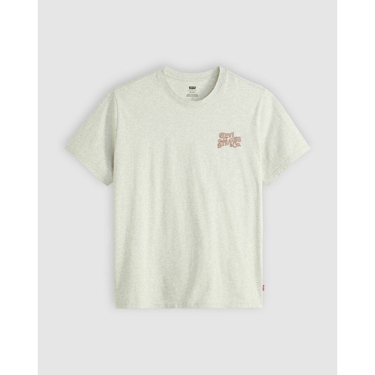 Relaxed Fit T-Shirt Printed On Back light grey, LEVI'S