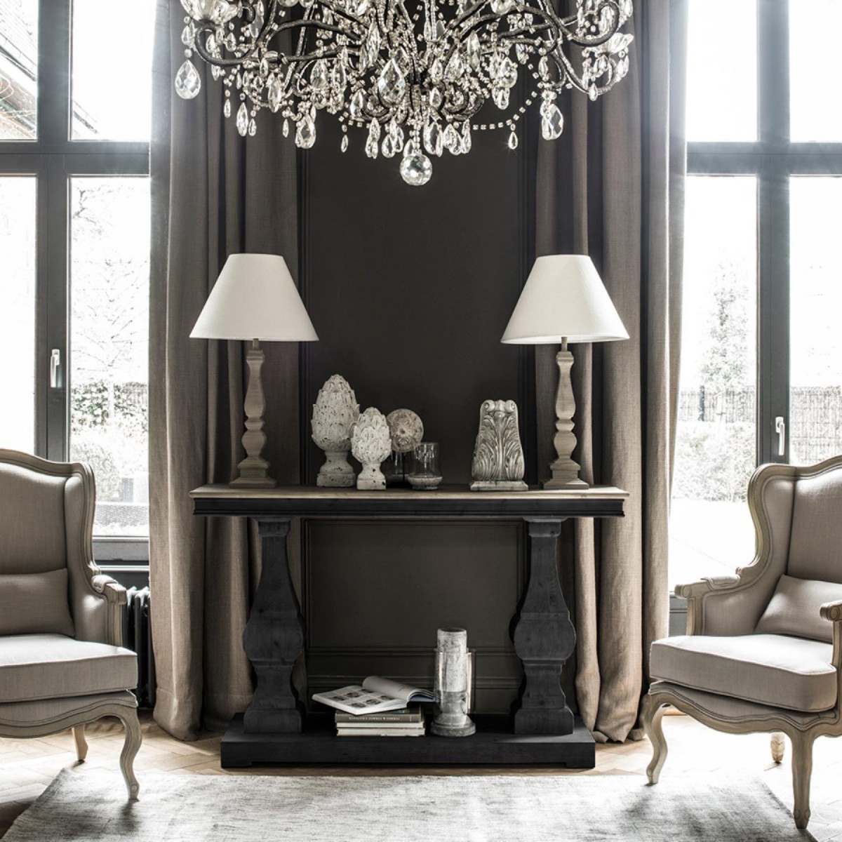Console balustre - HÉRITAGE noir, INTERIOR'S