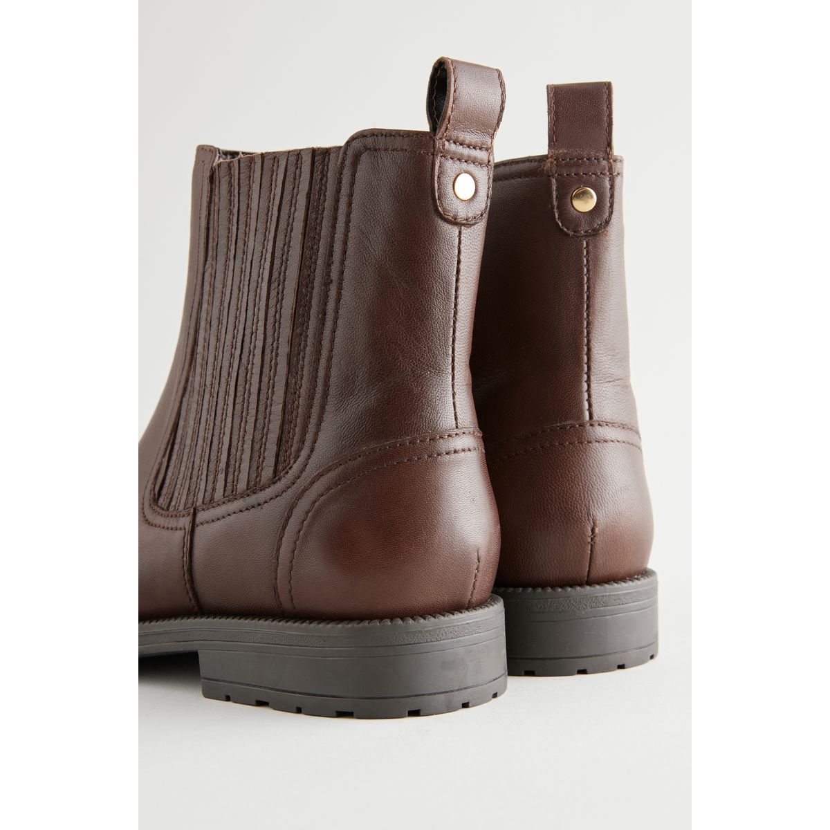 Bottines chelsea coupe classique marron chocolat, NEXT