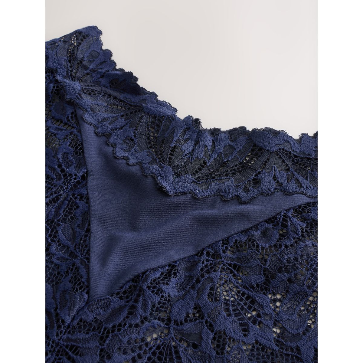 Culotte en dentelle confort optimal, lot de 2 bleu marine, NEXT