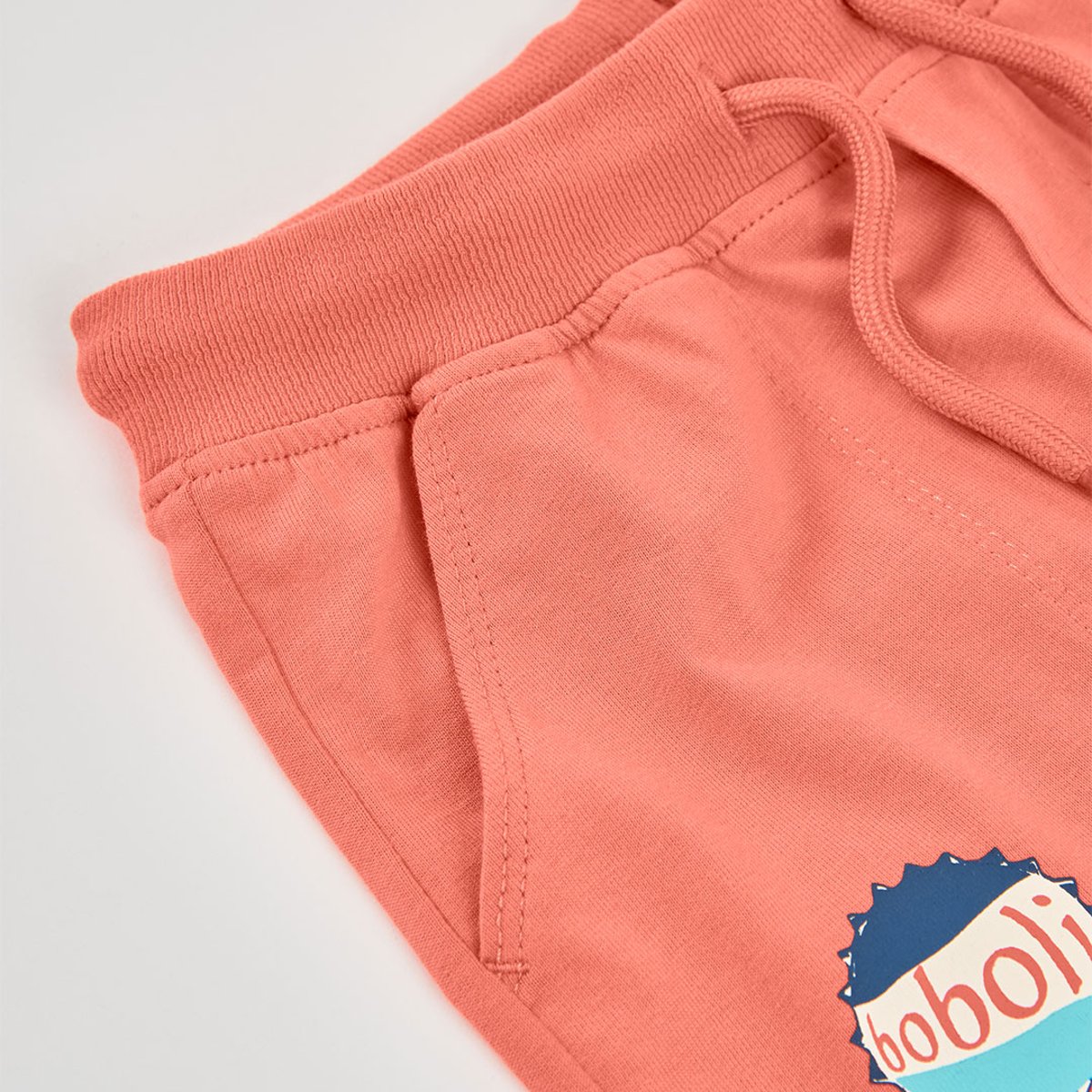 Short garçon coton orange, BOBOLI