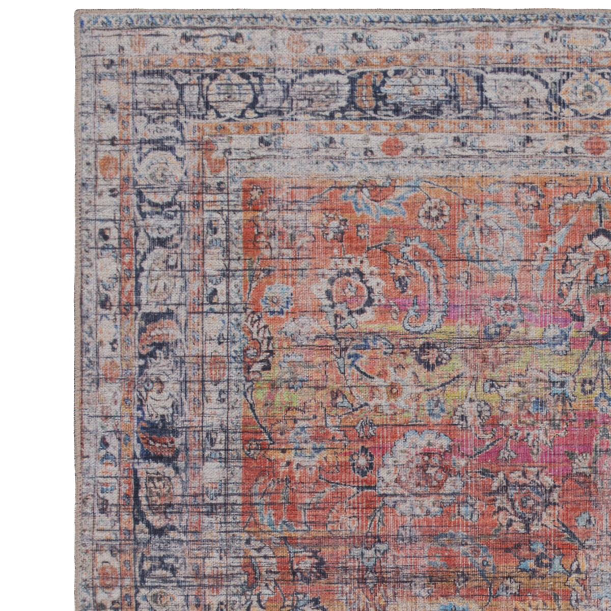 Ethereal Vintage Style Flatweave Rug red, ÉDITÉ
