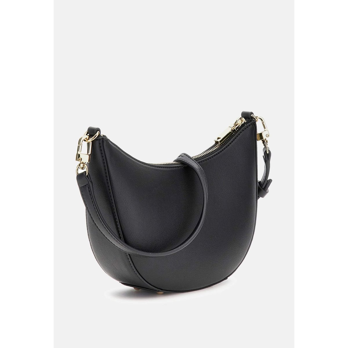 Mini Sac D'épaule Zaria Fleurs noir, GUESS