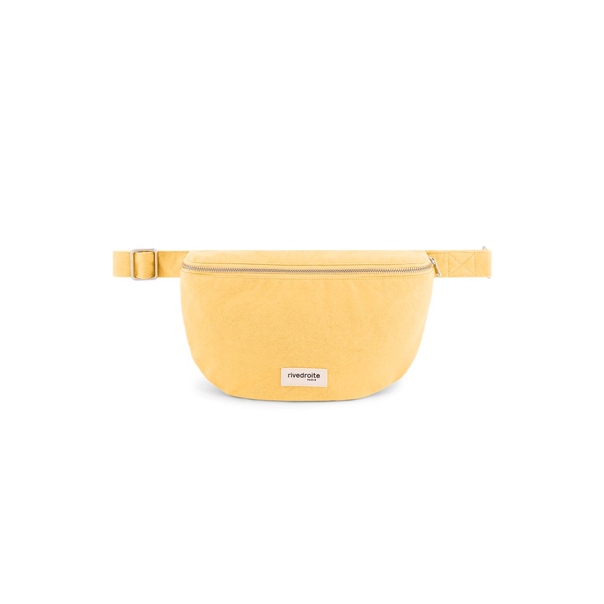 Sac banane zippé CUSTINE jaune sunny, RIVEDROITE