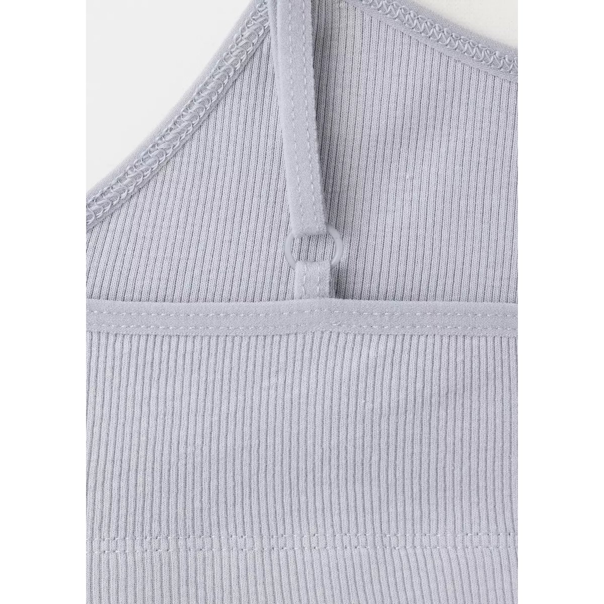 Soutien-gorge bandeau coton blanc cassé, MANGO KIDS