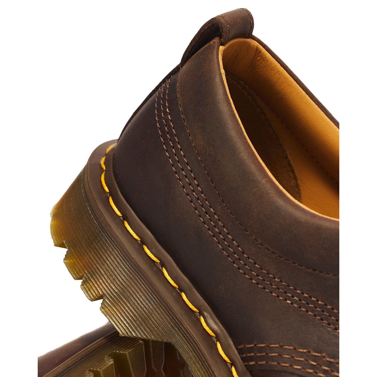 Derbies en cuir, Lowell Crazy Horse marron, DR. MARTENS
