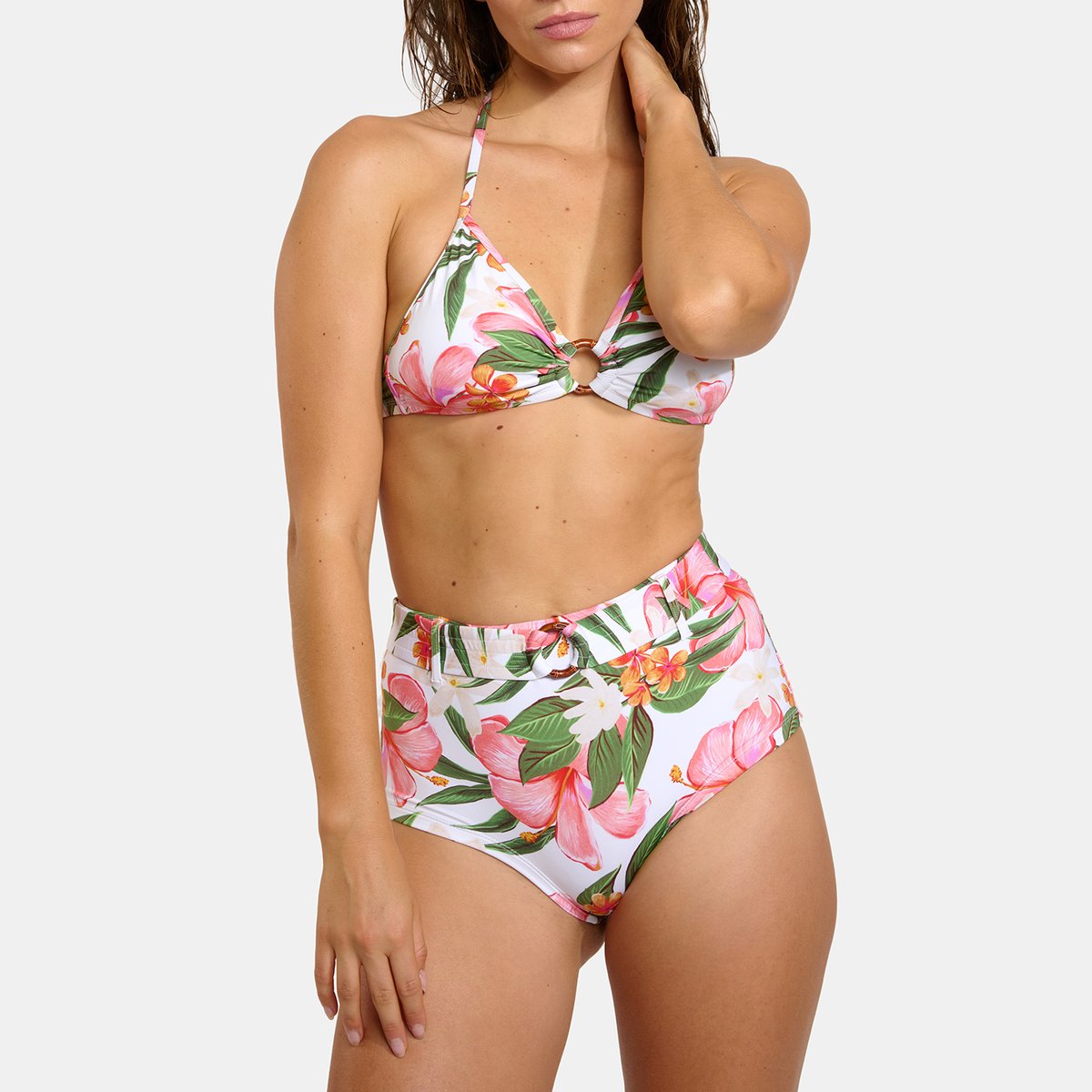 Bas de maillot shorty Fima - TAHITI blanc, BANANA MOON