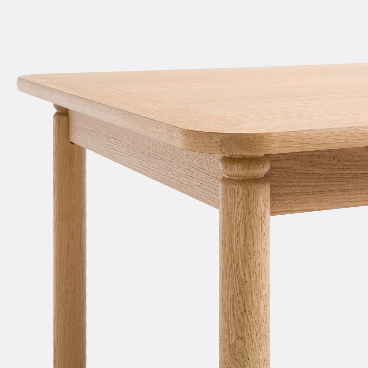 Table à manger, extensible, en chêne et plaqué, 6 à 10 couverts, SOLERON coloris chêne, LA REDOUTE INTERIEURS