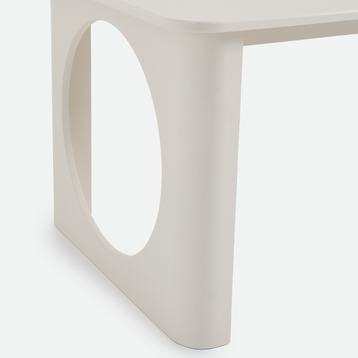 Table à manger, rectangulaire, pieds sculptés, 6 à 8 personnes, MORTI ecru, LA REDOUTE INTERIEURS