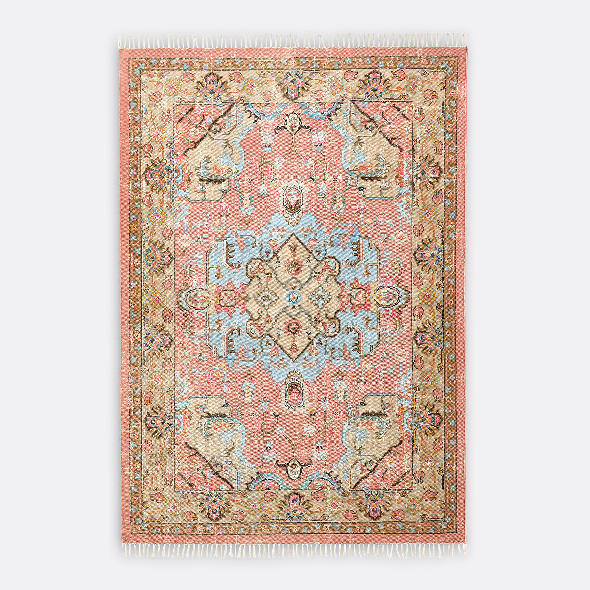 Tapis vintage en coton, Lexy multicolore, LA REDOUTE INTERIEURS