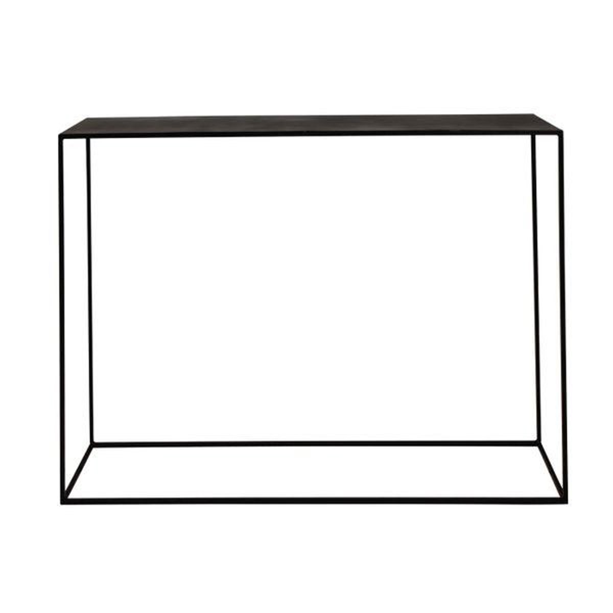 Console 110 cm noir carbone, ZAGO