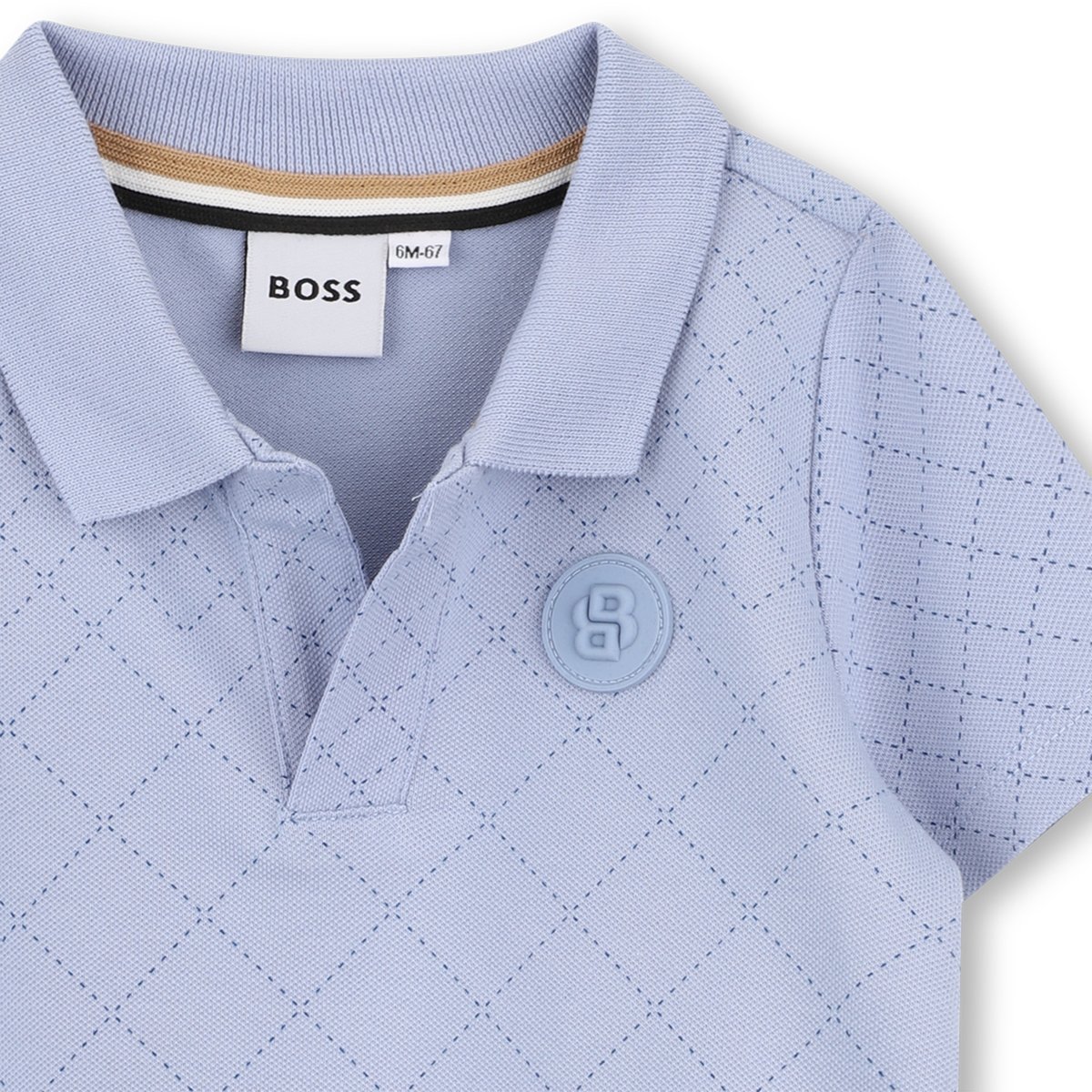 Polo manches courtes pewter, BOSS KIDSWEAR