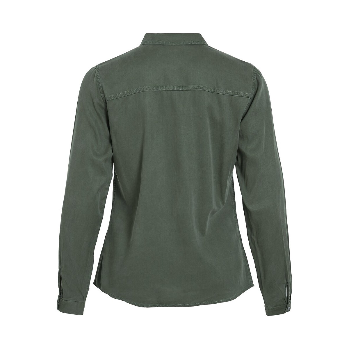 Chemise cintrée, manches longues vert canard, VILA