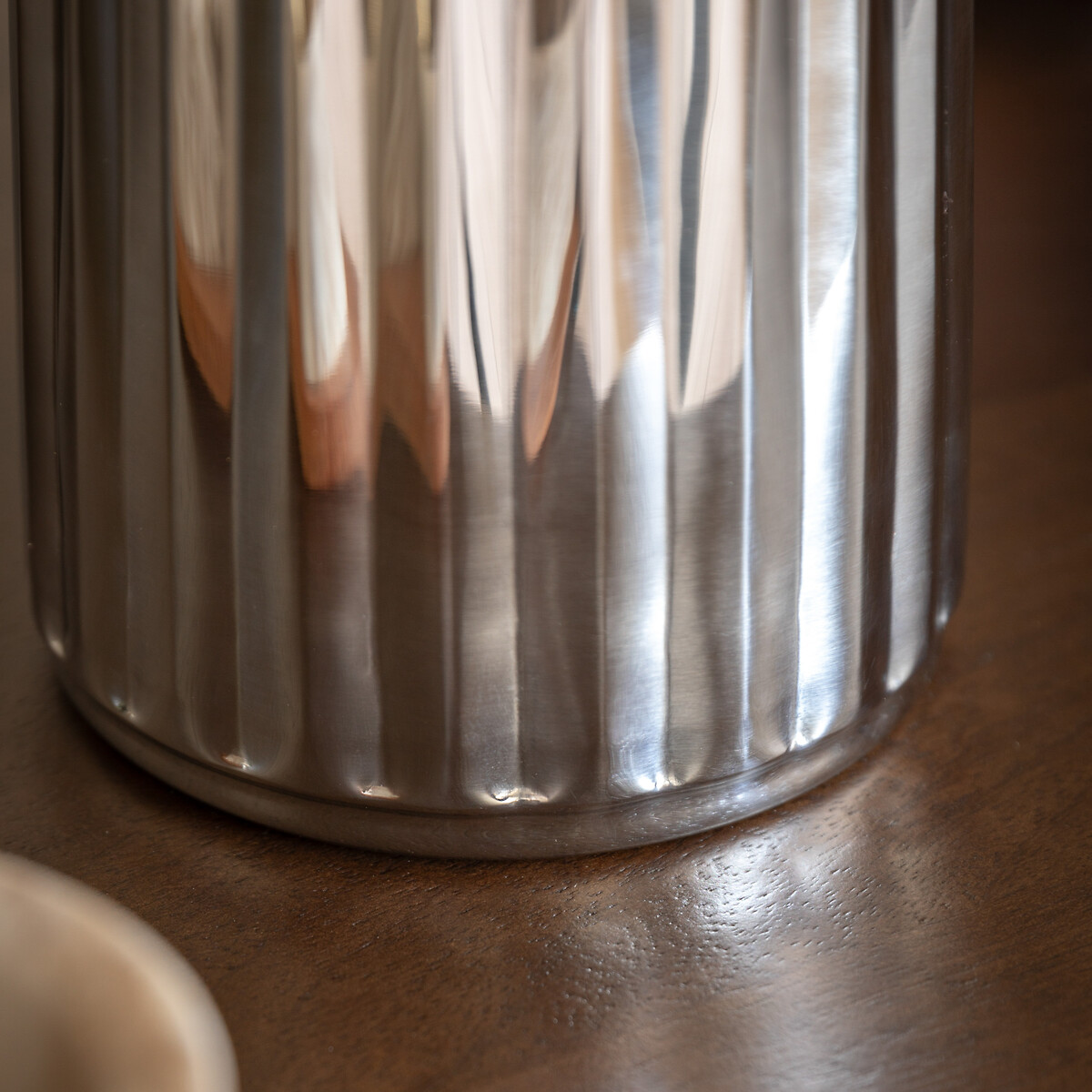 Fluted Wine Cooler silver-coloured, ÉDITÉ