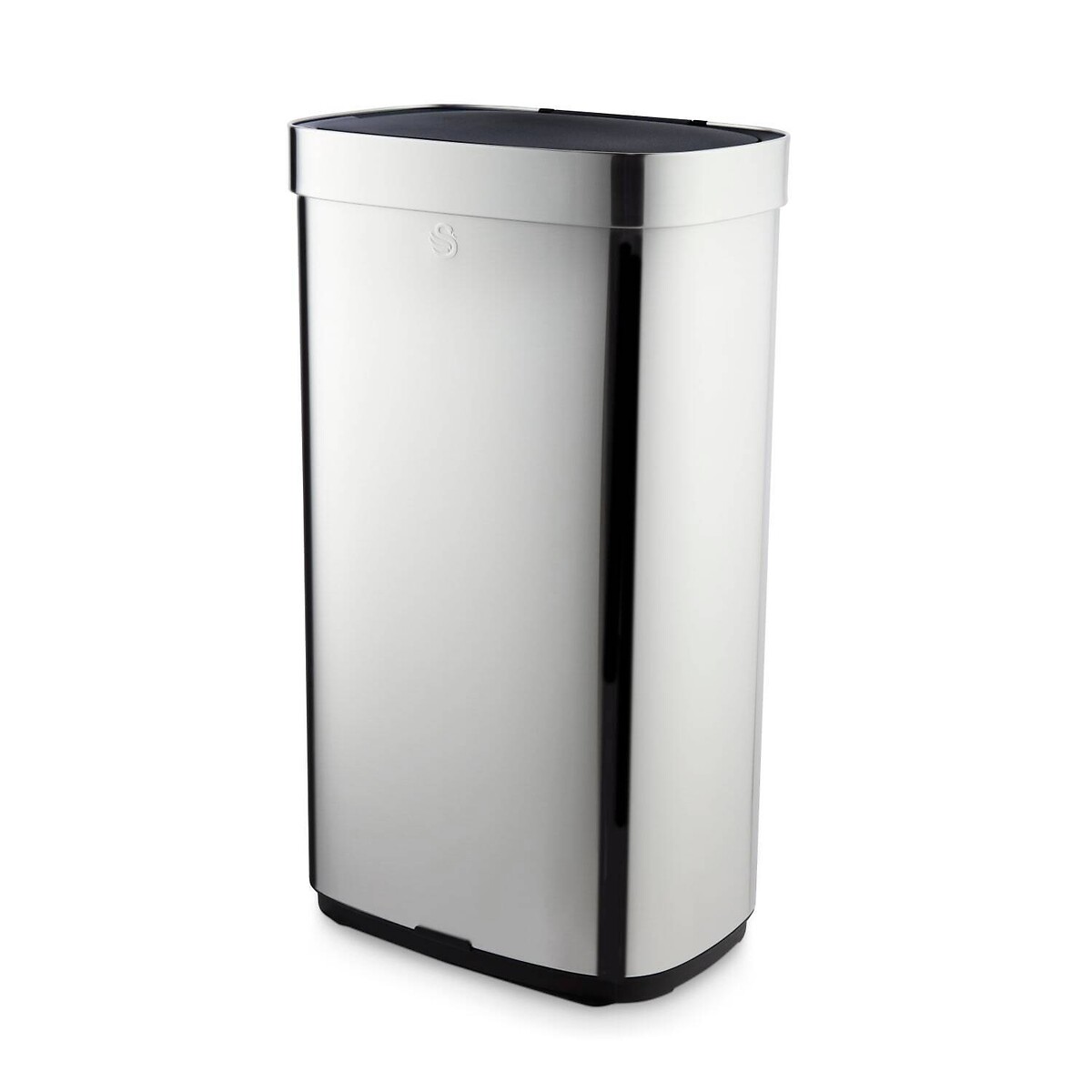 80L Rectangular Sensor Bin silver-coloured, SWAN