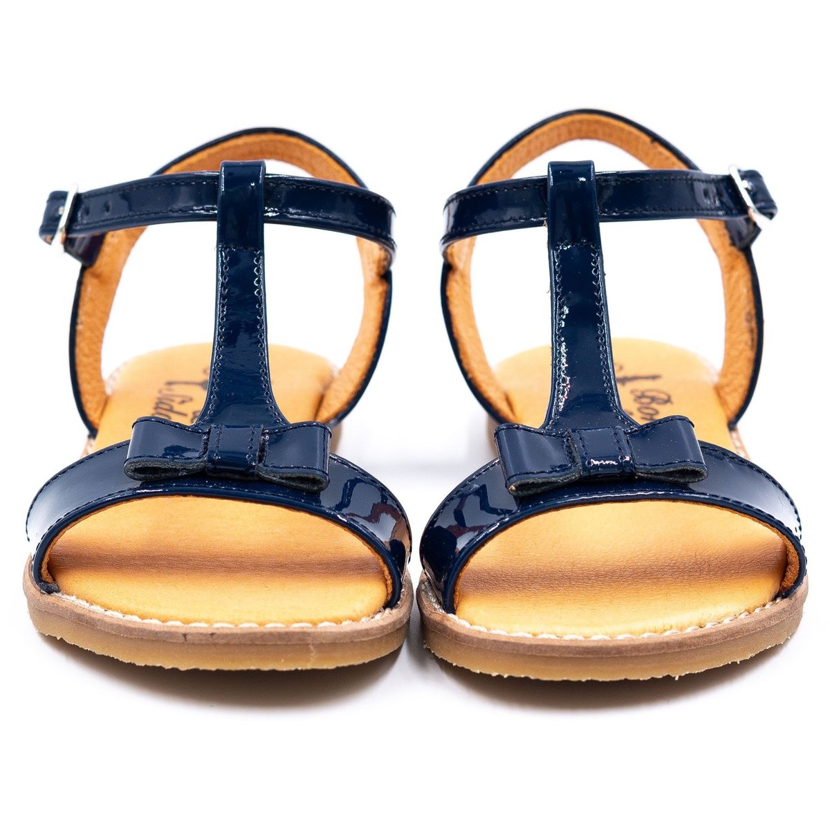 Boni Blanca - sandale fille bleu marine, BONI&SIDONIE