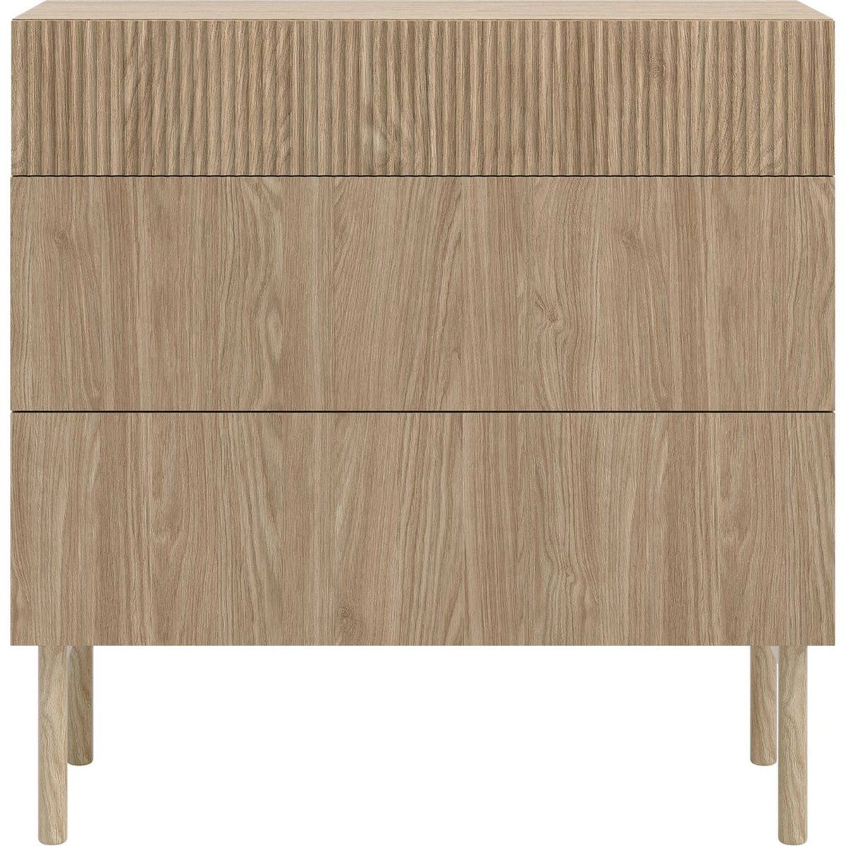 Commode NOLIE trois tiroirs chêne huilé, RECOLLECTION