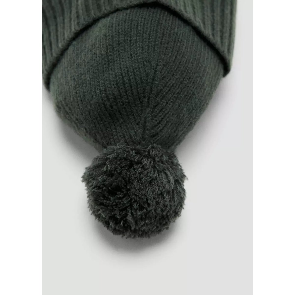 Bonnet pompon kaki, MANGO KIDS