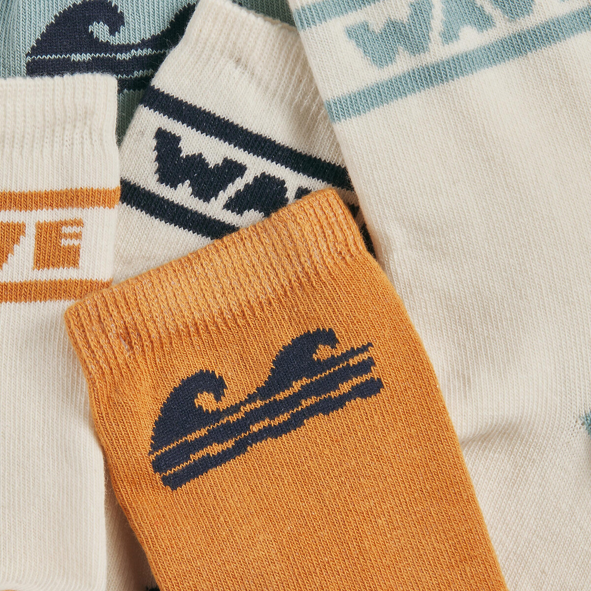Lot de 5 paires de chaussettes, thème surf multicolore, LA REDOUTE COLLECTIONS