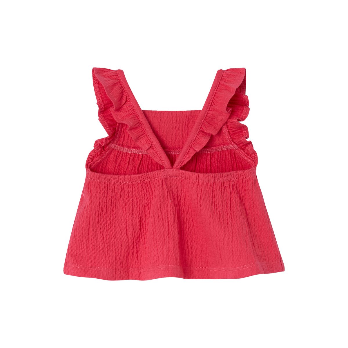T-shirt sans manche framboise, VERTBAUDET