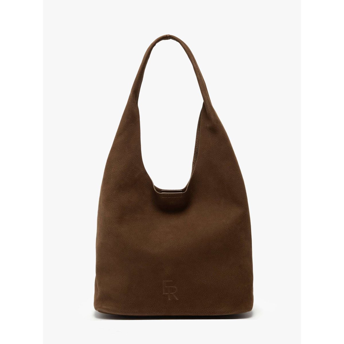 Hobo M Cavalier nubuck cuir chocolat, ETRIER