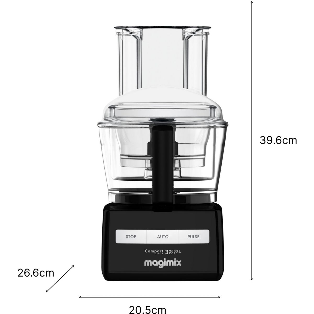 Robot multifonction 18373F CS 3200 XL Noir noir, MAGIMIX
