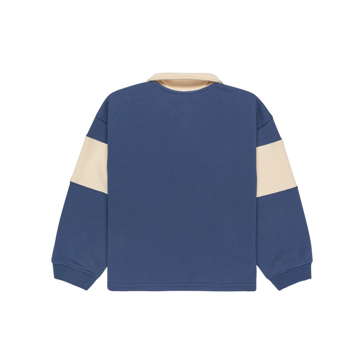 Sweat en blocs de couleurs avec col en couleur contrastée ICONIC WAVES. bleu vintage indigo, ROXY