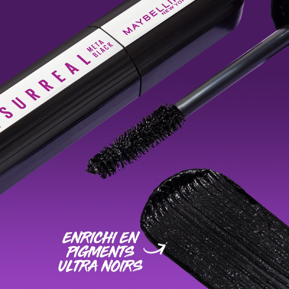 Mascara Meta Black Falsies Surreal meta black, MAYBELLINE NEW YORK