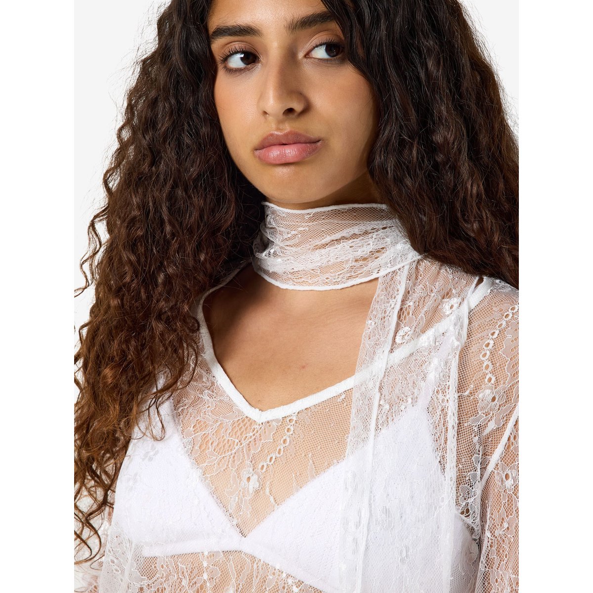 Blouse À Manches Longues blanc - cloud dancer1, NOISY MAY