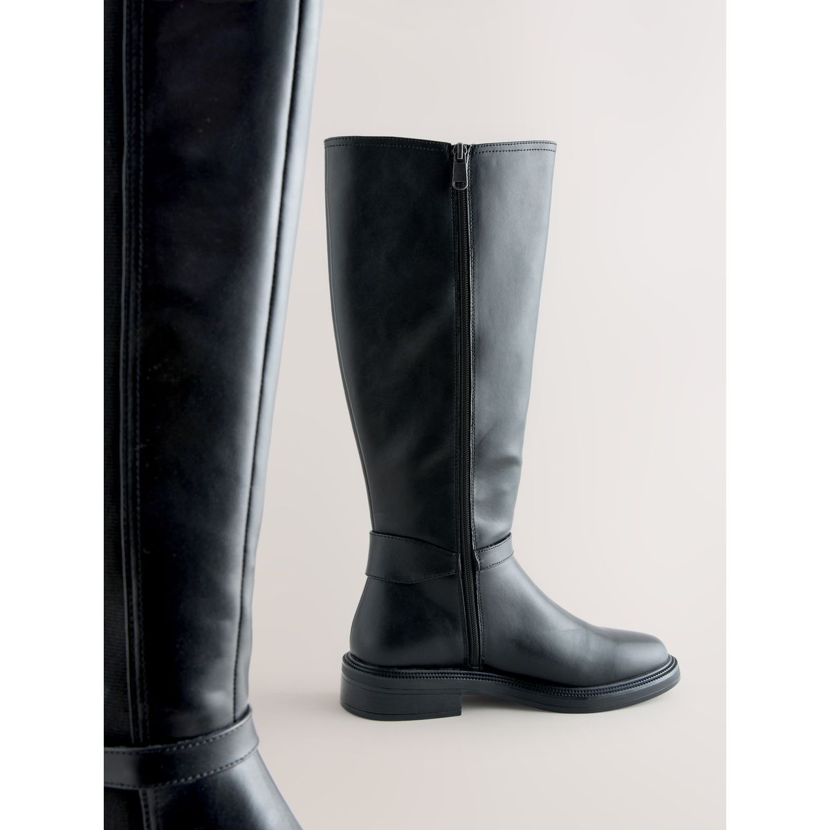 Bottes cavalières à boucle forever comfort® noir, NEXT