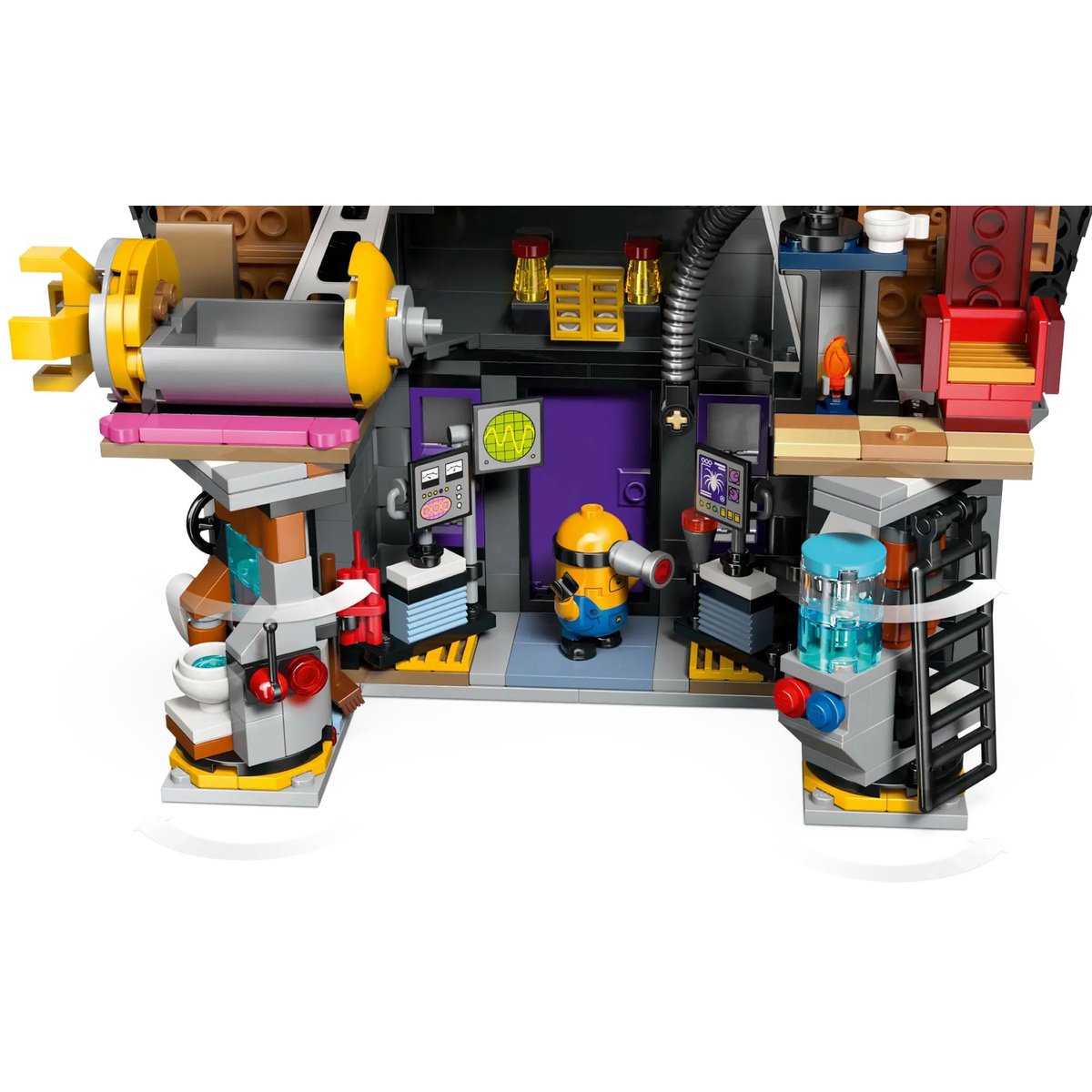 LEGO Moi, Moche et Méchant - Le manoir de Gru et ses Minions - Set 75583 bleu, LEGO