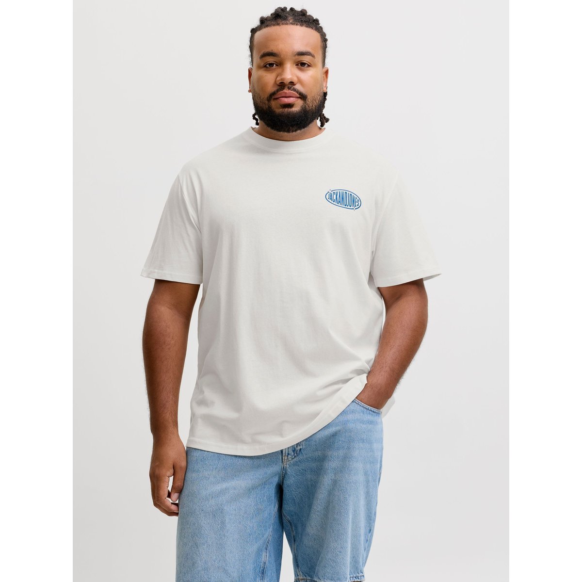 T-Shirt cloud dancer, JACK & JONES
