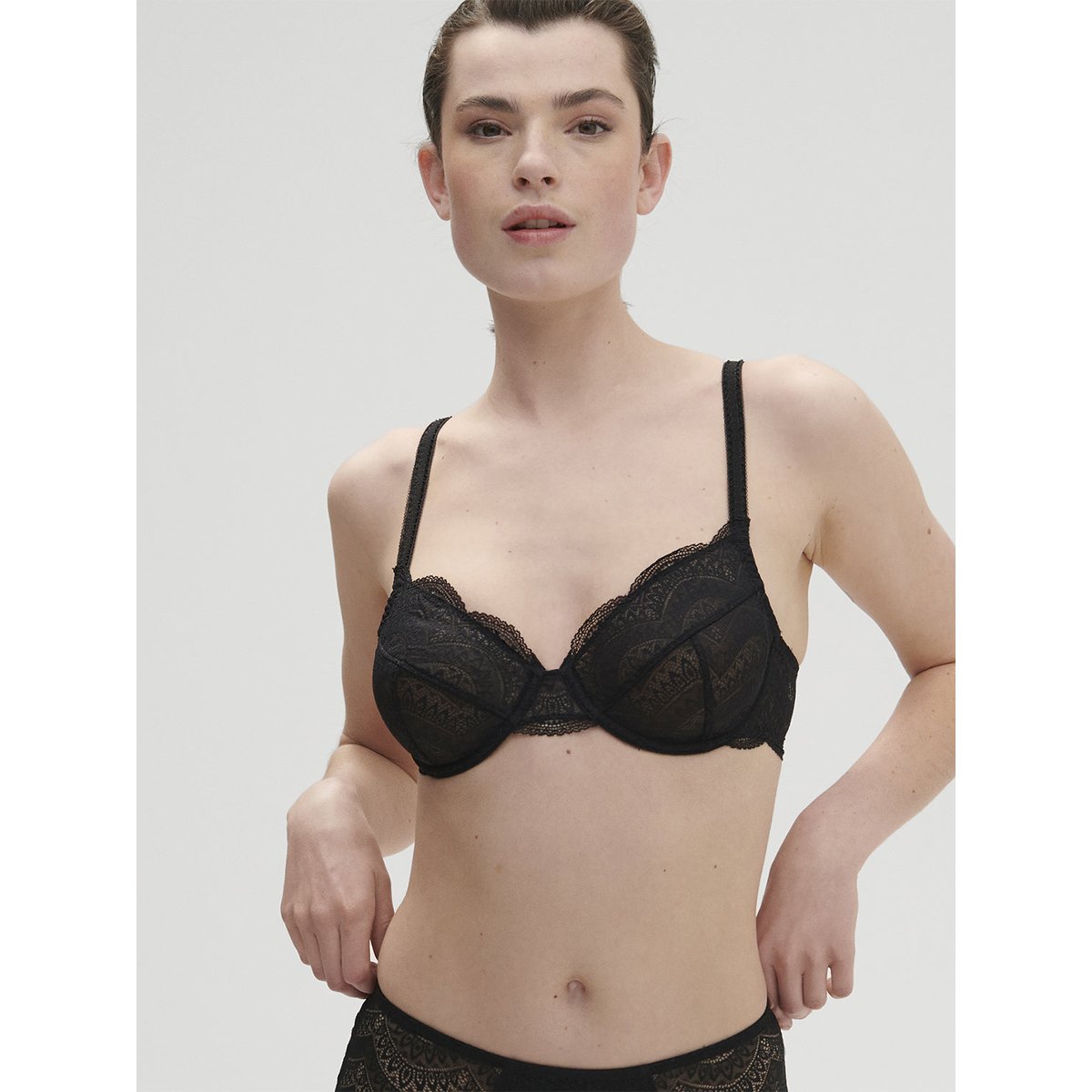 Soutien-gorge avec armatures classique, KARMA noir, SIMONE PERELE