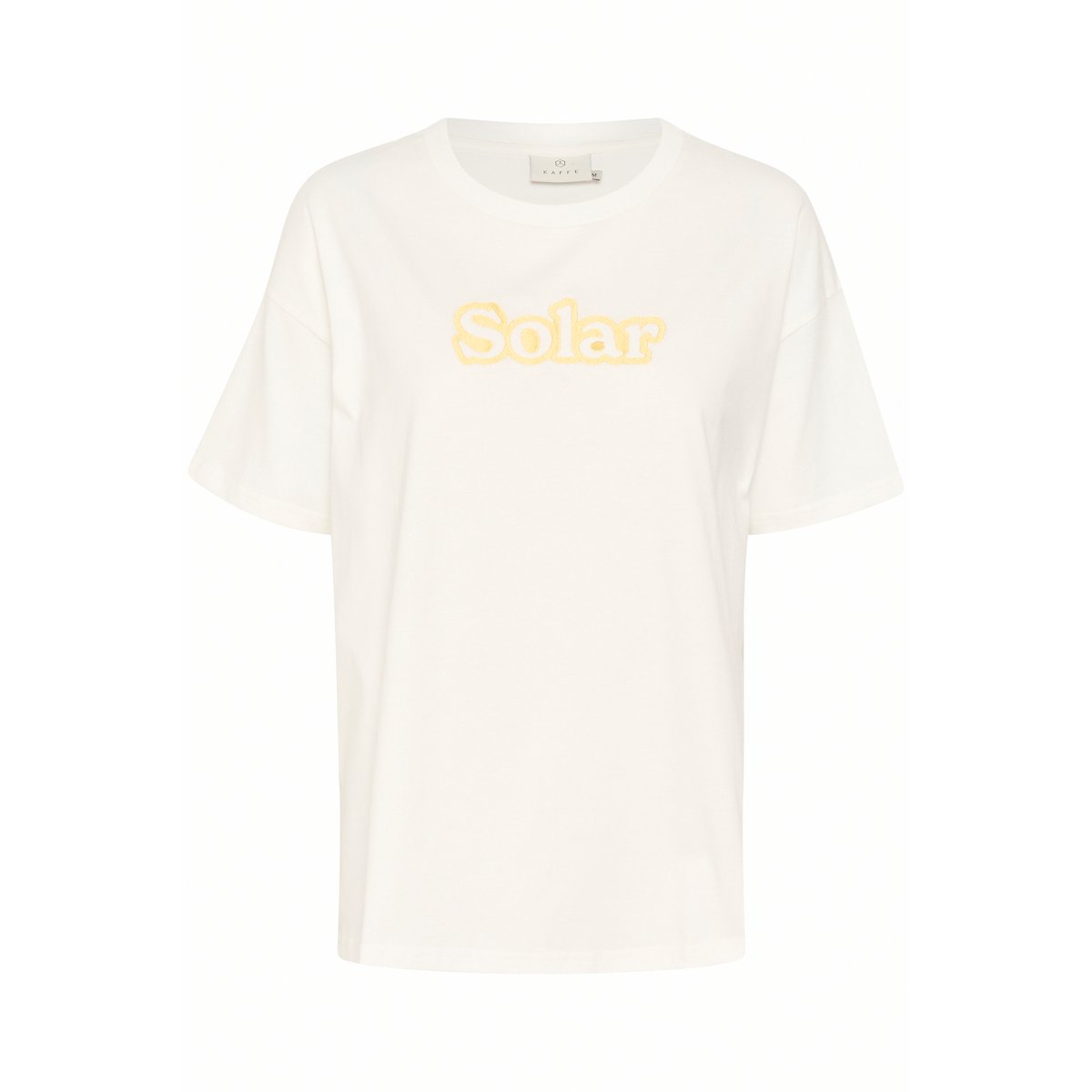 T-shirt blanc chalk, KAFFE