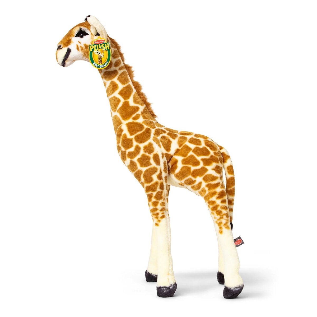 Peluche bébé girafe girafon marron, MELISSA & DOUG