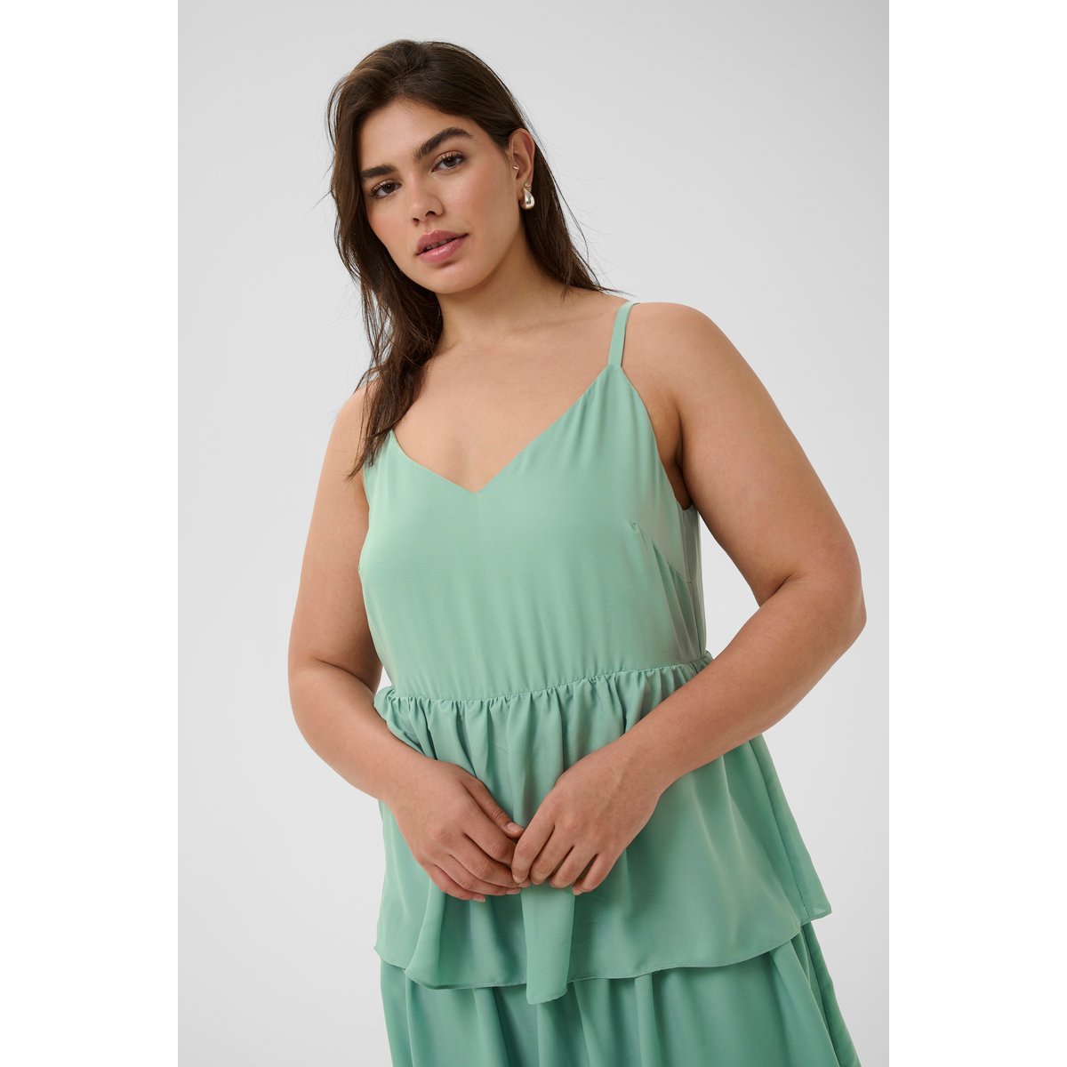 Robe vert grayed jade cc., KAFFE CURVE