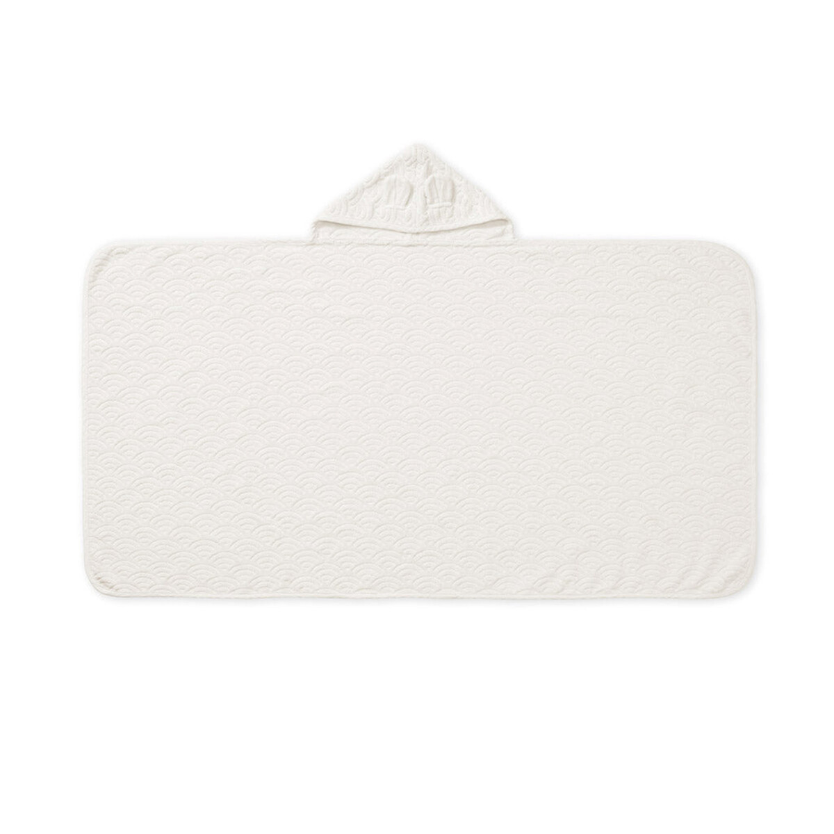 Cape de bain coton bio blanc, CAM CAM