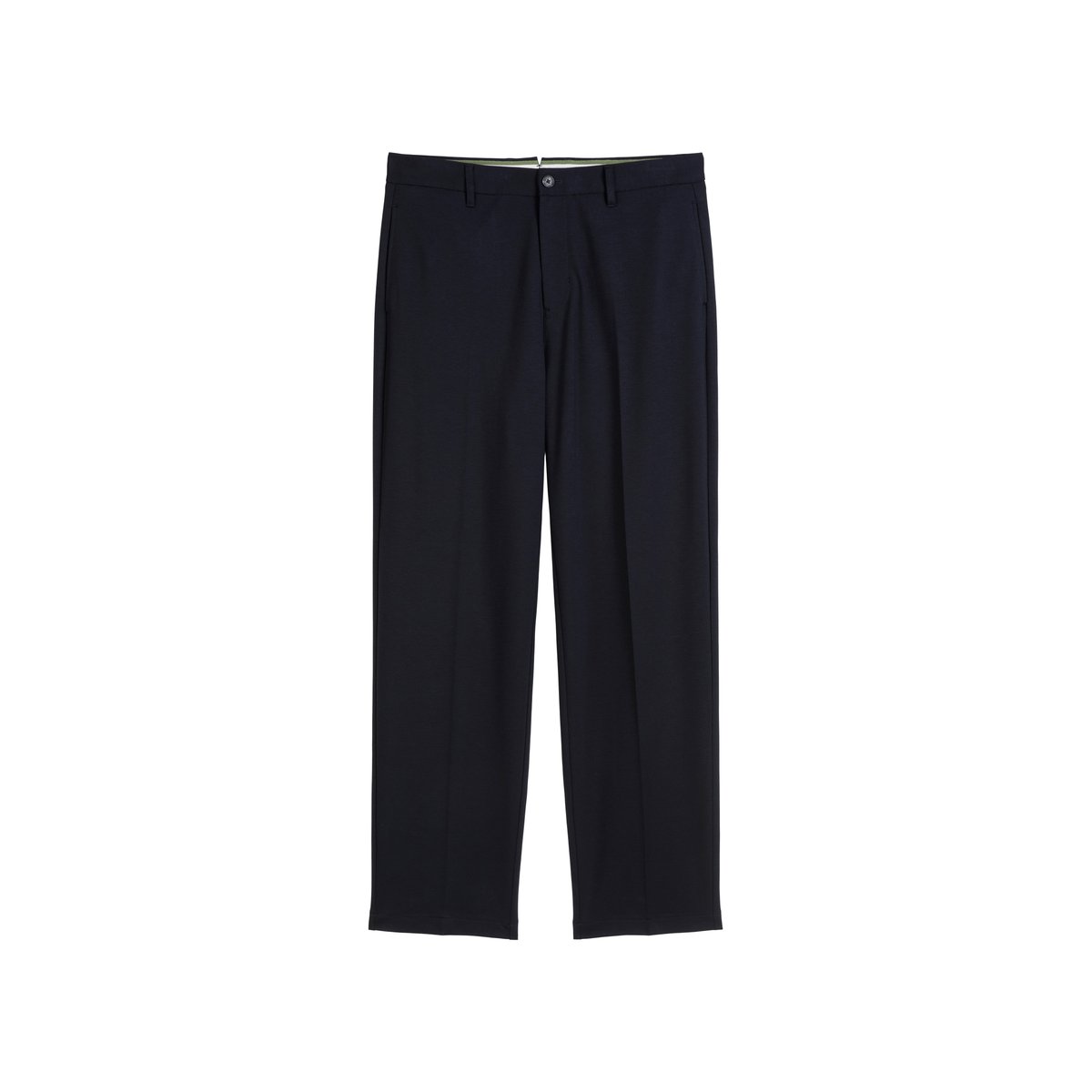 Pantalon modèle Mossbo DFB Travel Collection en mélange interlock-viscose bleu foncé, MARC O'POLO