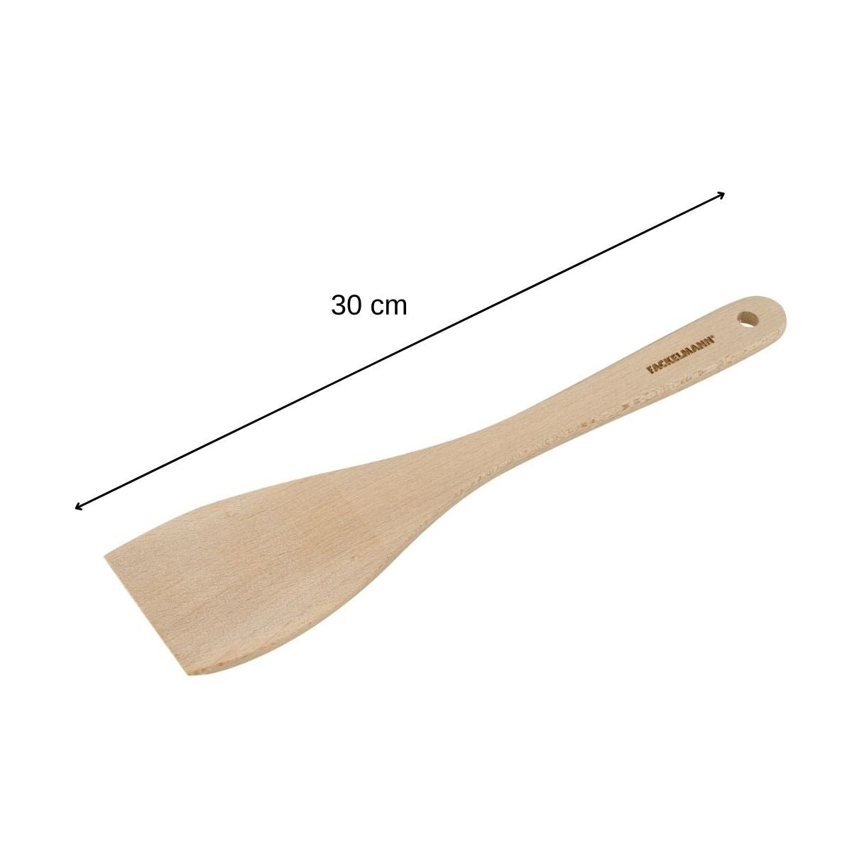 Set de 2 ustensiles de cuisine spatule NATURE bois brun, FACKELMANN