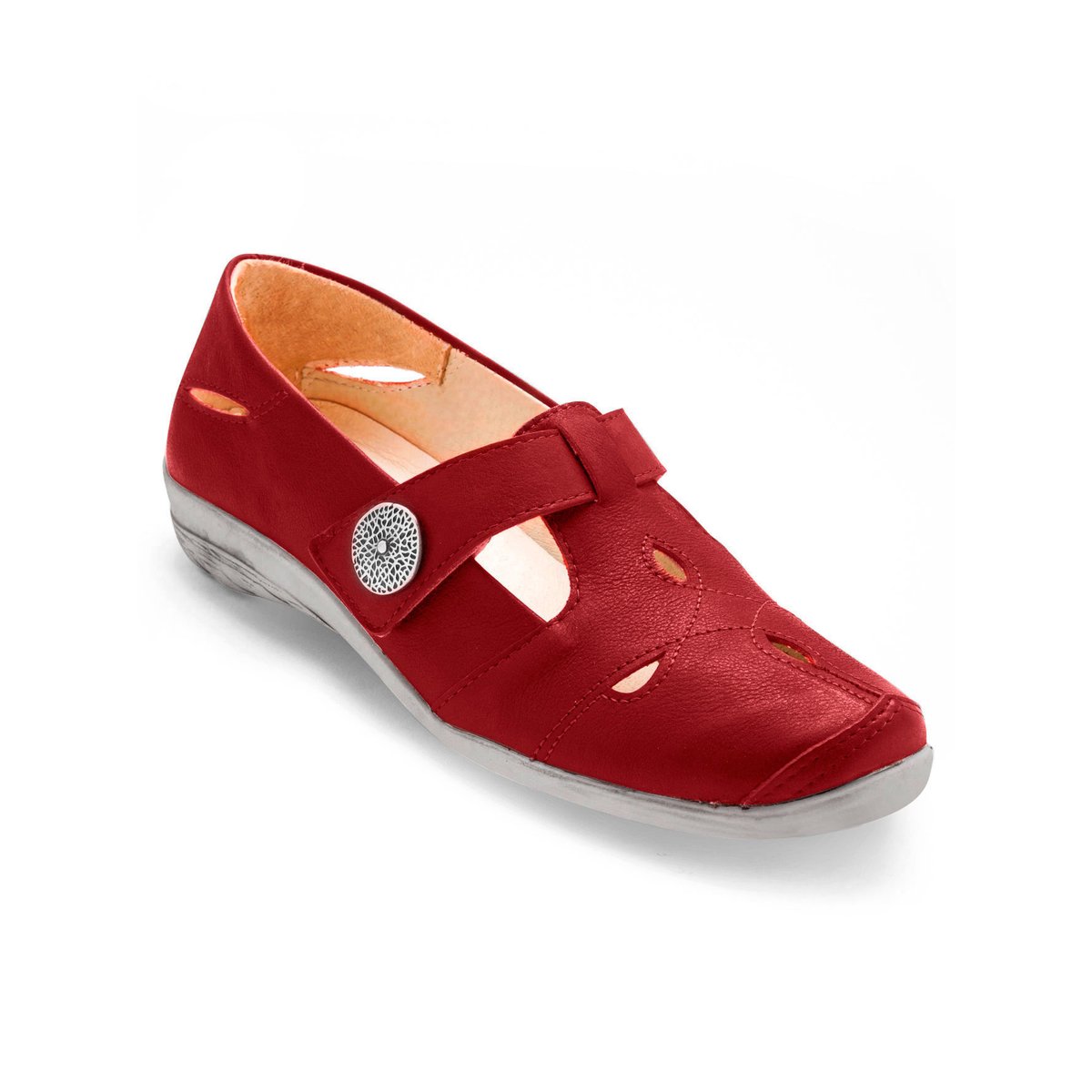 Salomés patte scratch fantaisie rouge, PEDICONFORT