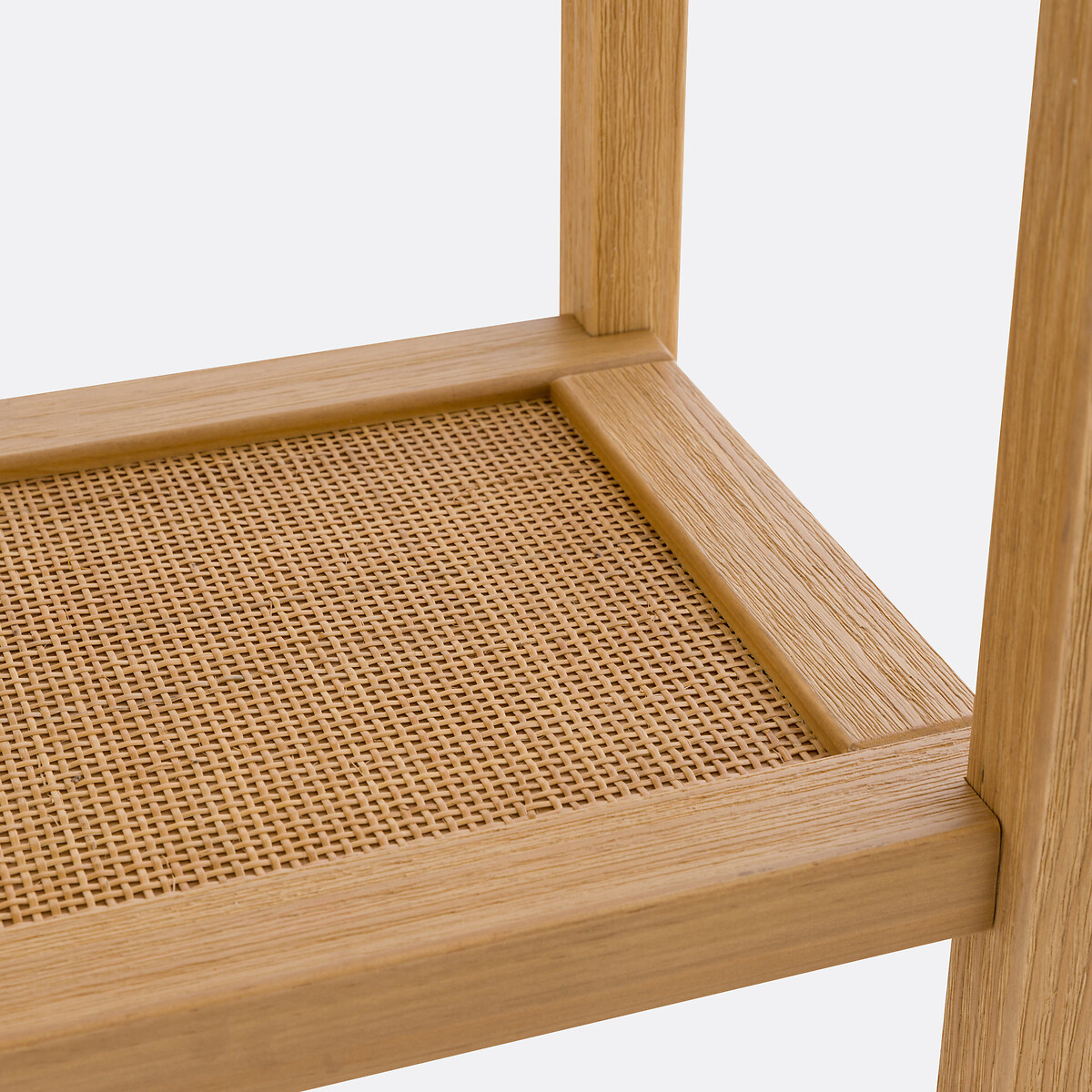 Console double plateau pin massif et cannage Gabin naturel, LA REDOUTE INTERIEURS