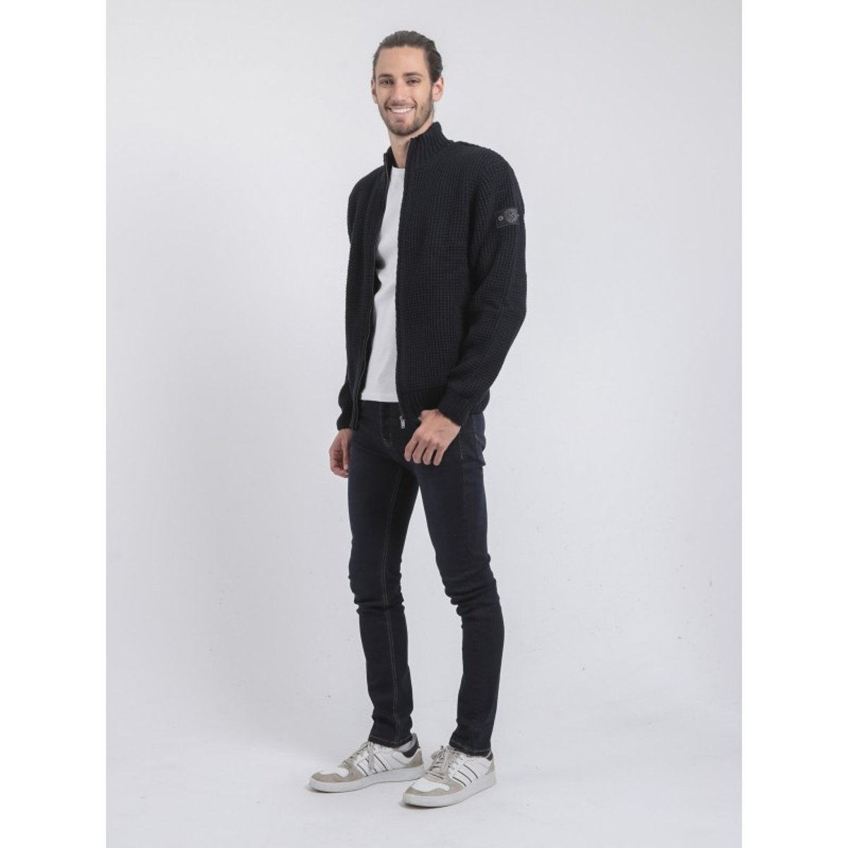 Gilet Zippé Col Montant Lunel bleu marine, RITCHIE