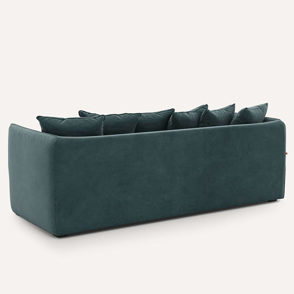 Canapé 3, 4 ou 5 places, en velours, Neo Chiquito vert cèdre, AM.PM