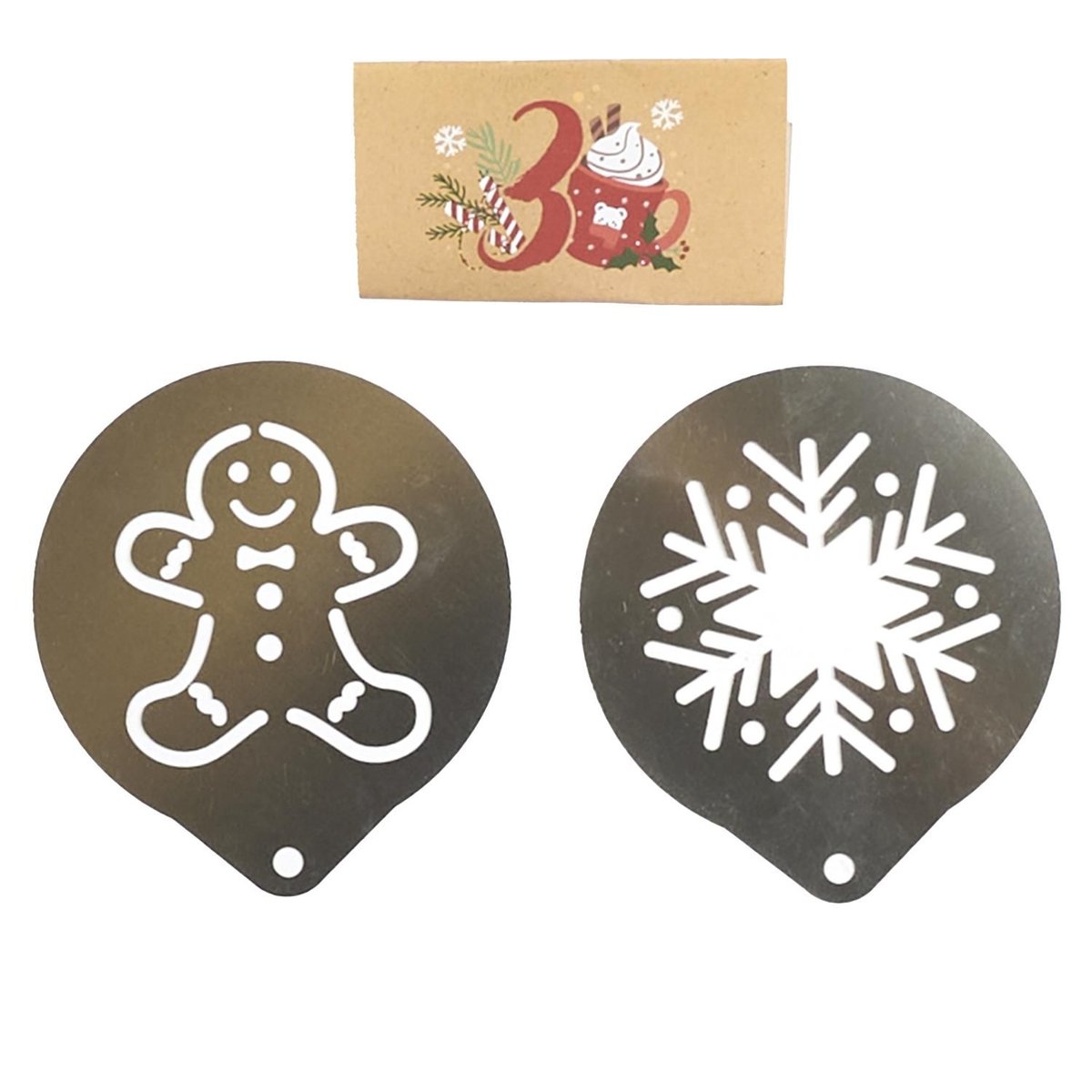 Calendrier de l'Avent Pâtisserie – Roue Déco Gâteaux de Noël 8 Compartiments rouge, TOILINUX