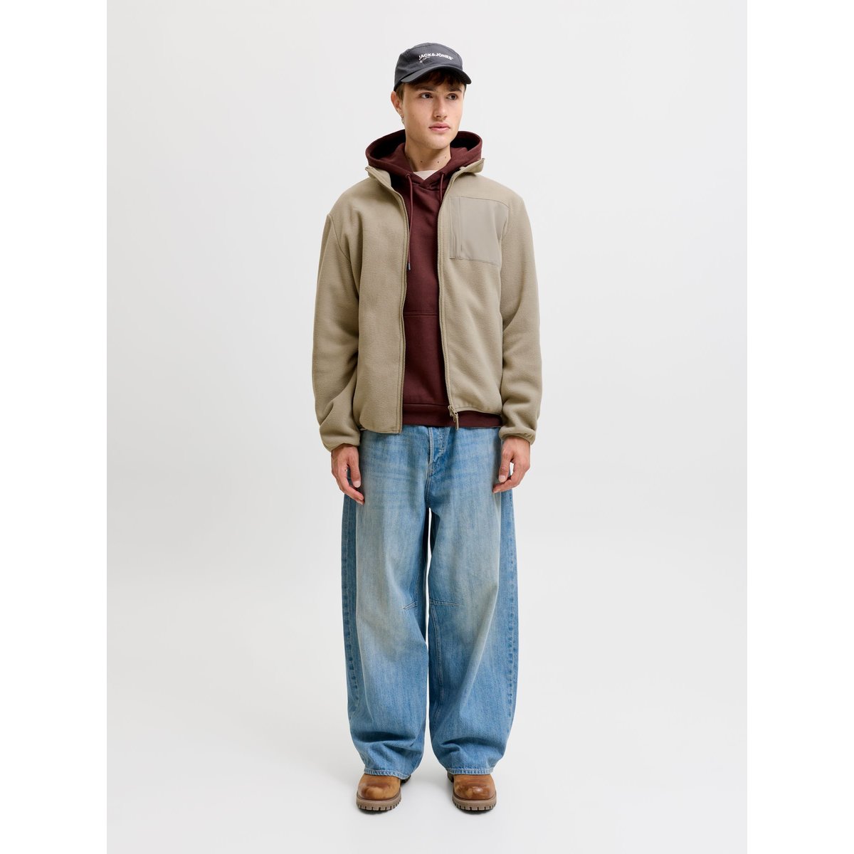 Veste En Polaire marron - winter twig, JACK & JONES