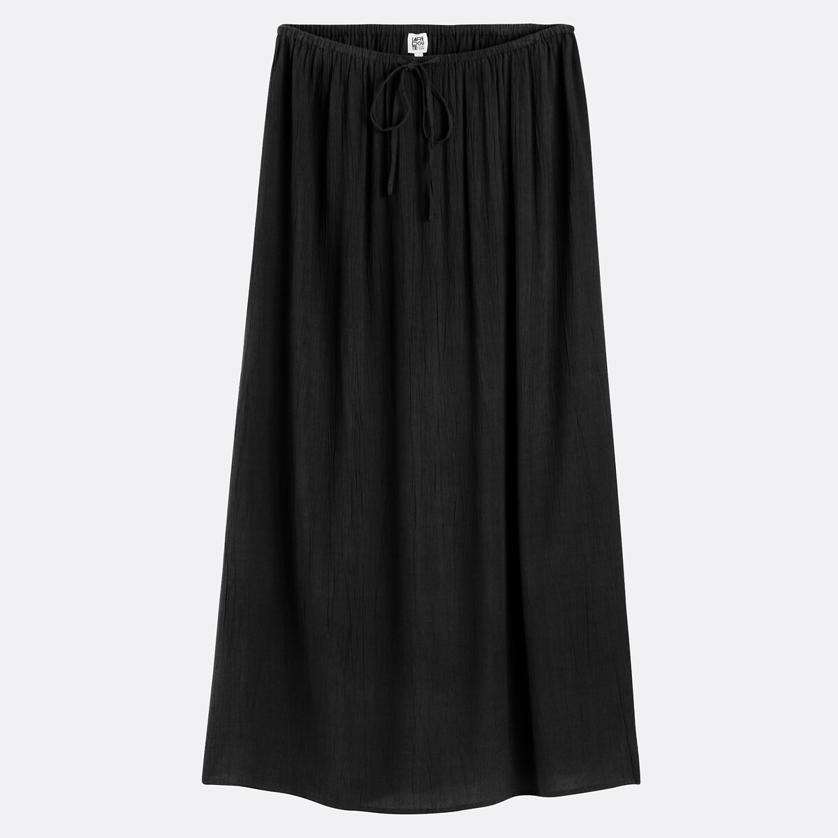 Crepon Maxi Petticoat Skirt black, LA REDOUTE COLLECTIONS