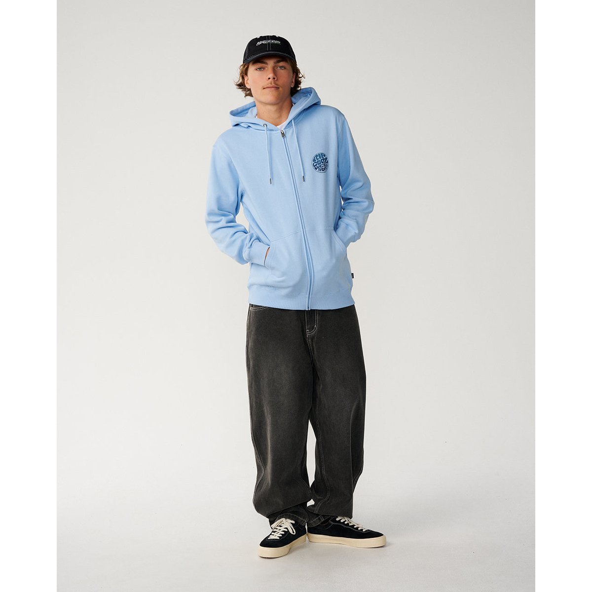 WETTIE Passage ICON ZIP Thru blue bell, RIP CURL