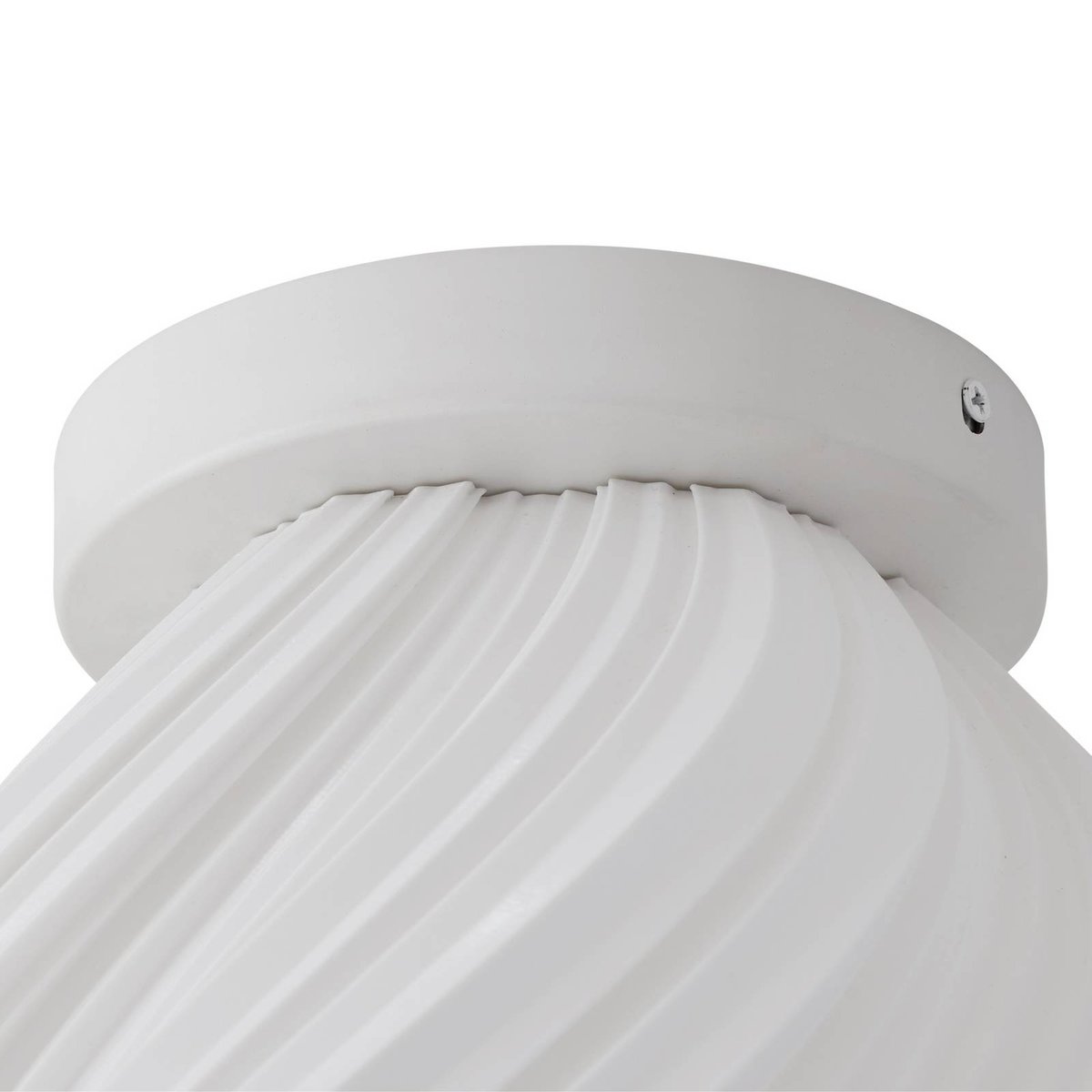 Plafonnier moderne, Nuvia blanc, LINDBY