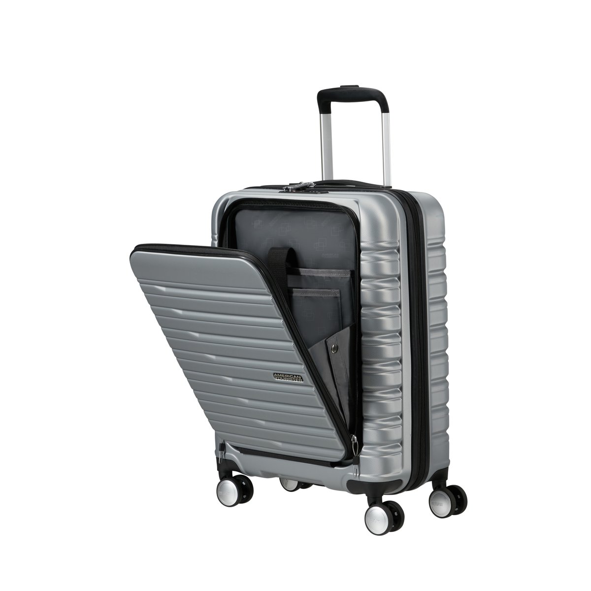 Flashline valise 4 roues taille S sky silver, AMERICAN TOURISTER