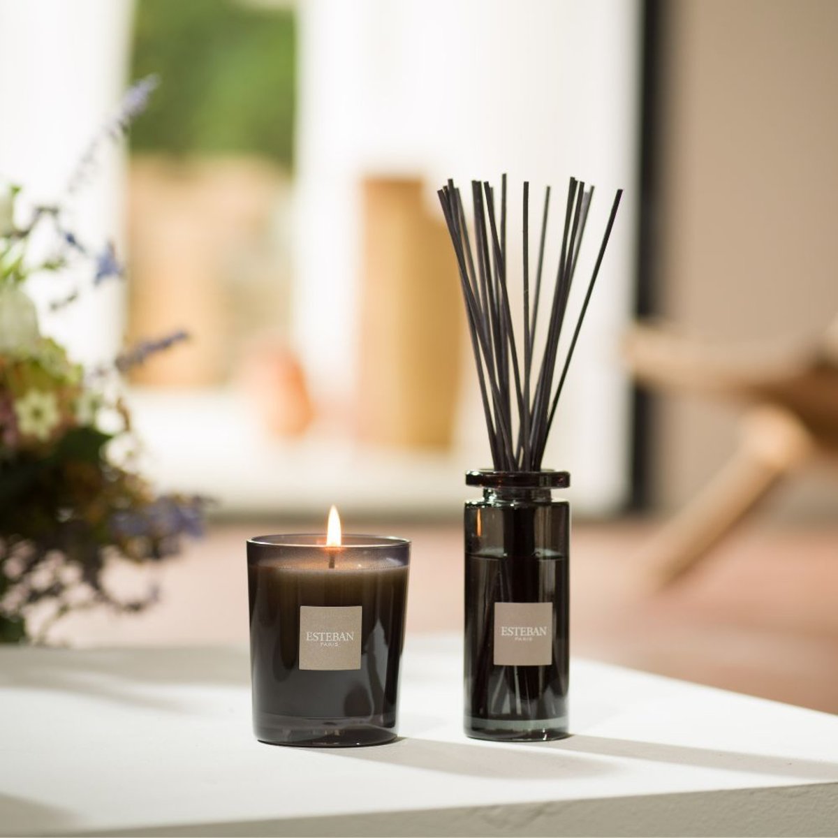 Parfum d'intérieur - Bouquet initial esprit de thé 100ml gris, ESTEBAN